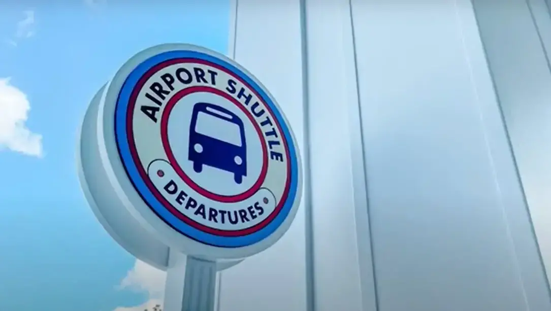 Shuttle Departures Airport Signal