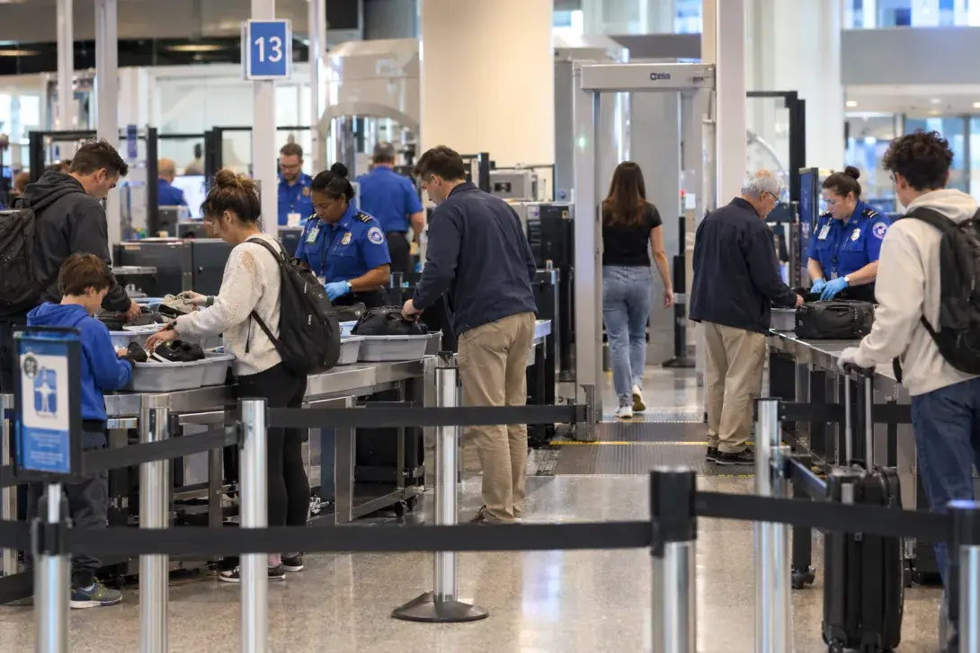 TSA security area Orlando MCO